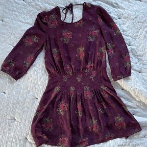 Urban outfitters plum mini dress